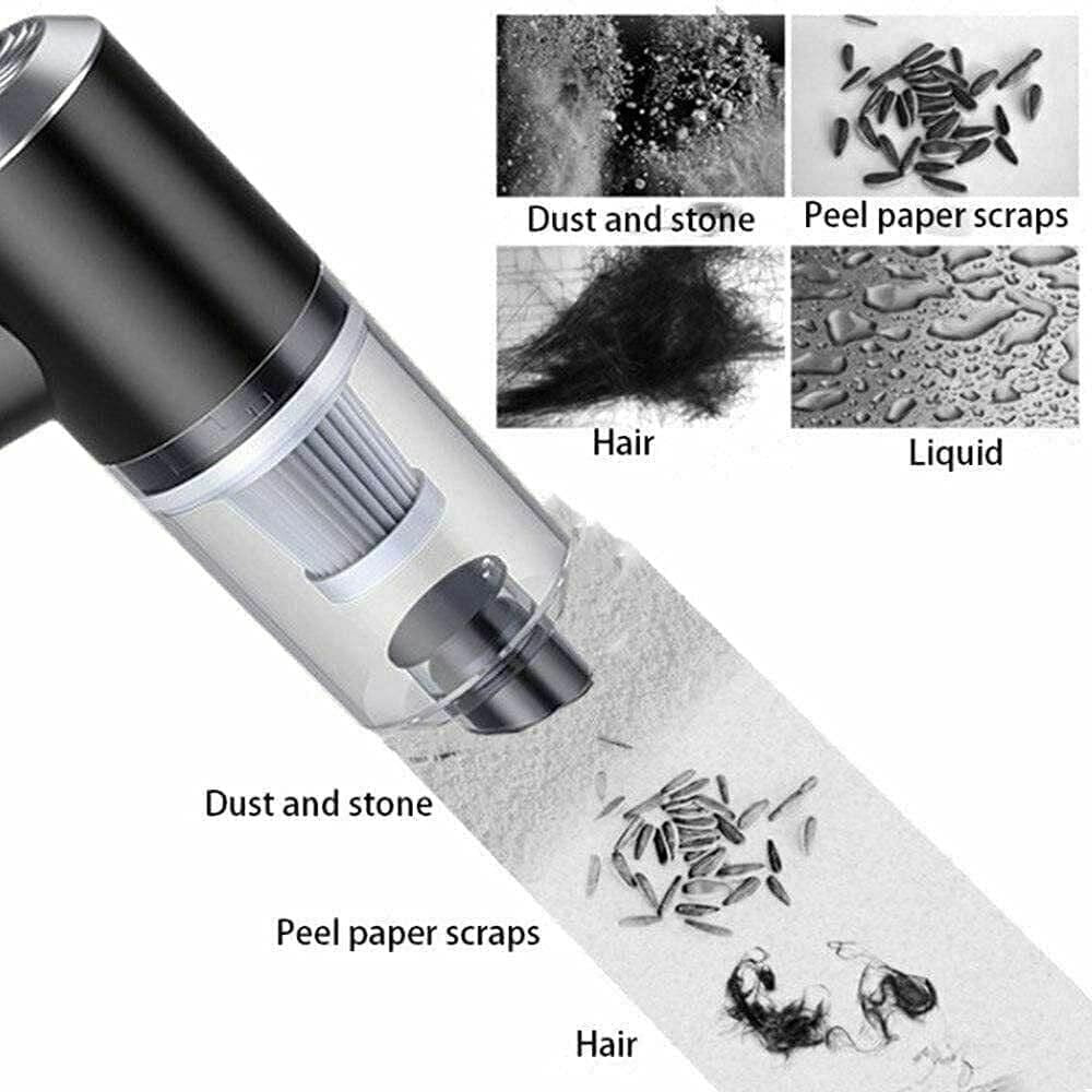 Blast Away Dust & Dirt with Ease | Portable Wireless Air Duster Vacuum Cleaner