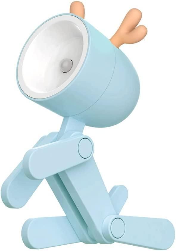 Adorable Mini LED Desk Lamp – Warm Light for Cozy Nights